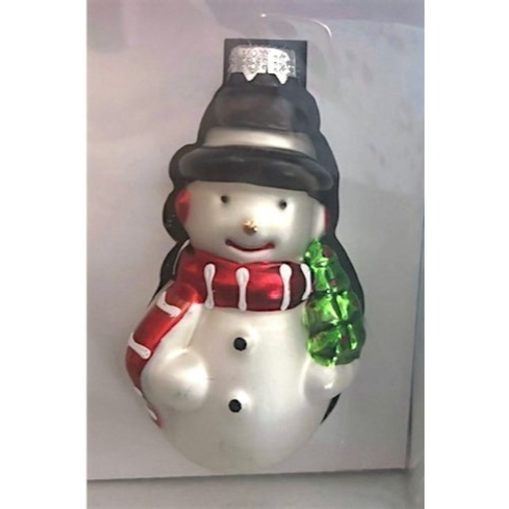 Merry Moments Christmas Ornaments 3pc Set 4x2 Santa Snowman Gingerbread Festive - Picture 7 of 11
